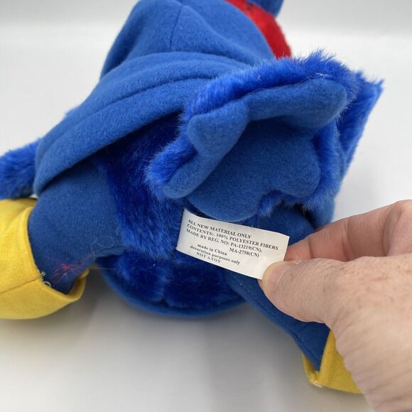 NWT NOS Y2k KU Kansas Jayhawks PLUSH SC Sports Gift College NEW READ 11" Hoodie - Picture 9 of 10